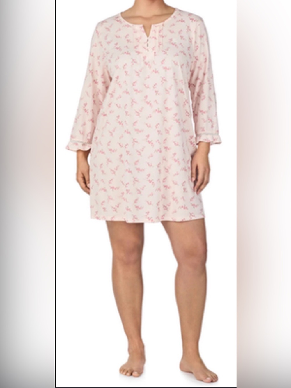 Jockey Women’s Soft Floral Cottagecore Loungewear Cotton-blend Nightgown Size S